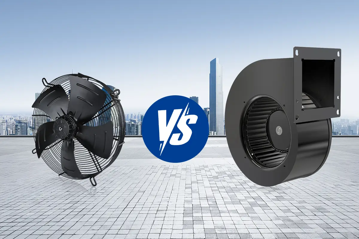Axial fan and centrifugal blower comparison